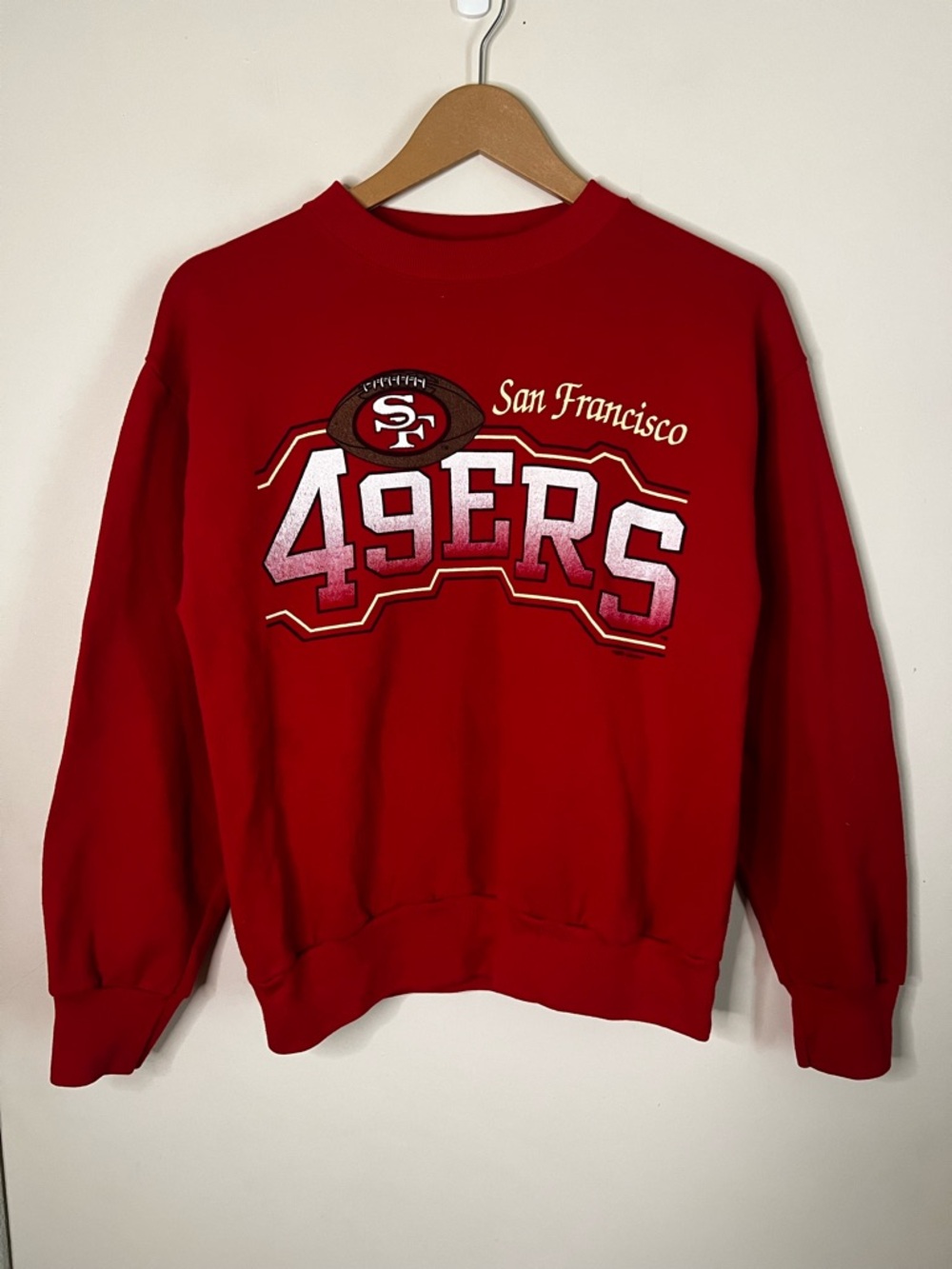 Vintage 90s 1993 San Francisco 49ers NFL Pullover Sweatshirt Size M